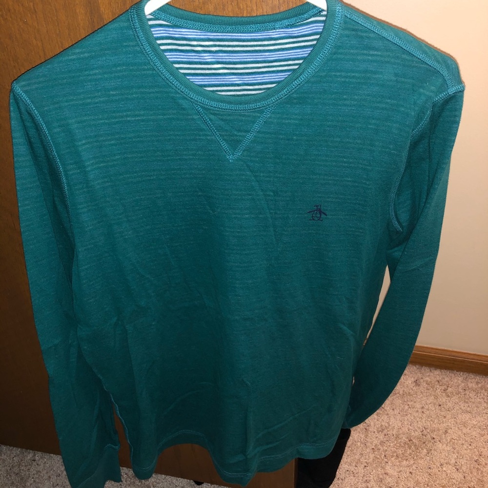 Men’s M Original Penguin Long Sleeve Shirt